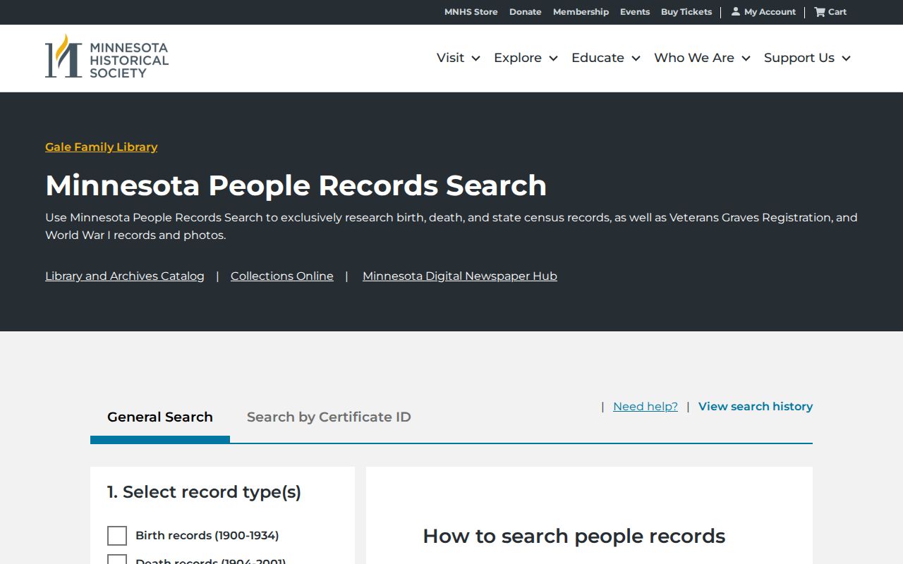 Shoreview Residents Directory view of Minnesota Historical Society People Search