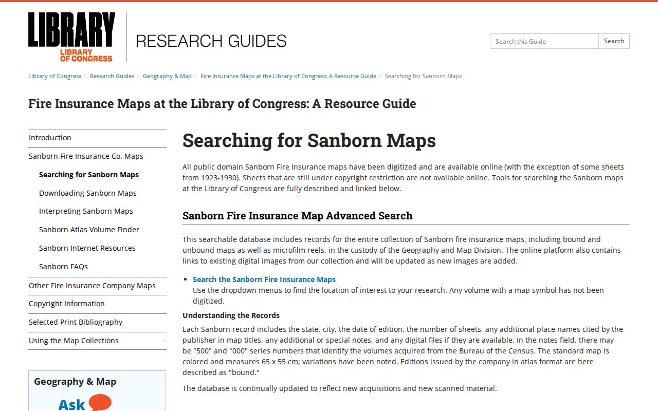 Shoreview previous residents Sanborn map search guidance